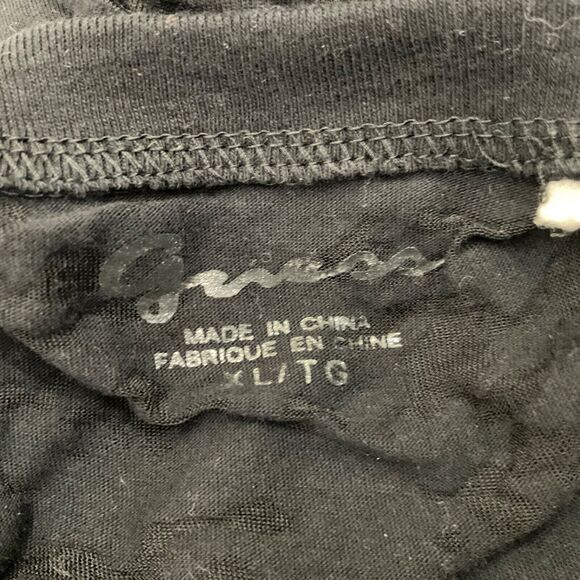 Guess Burnout fitted women's XL Top Rhinestones Y2K Punk Rock - Picture 5 of 10